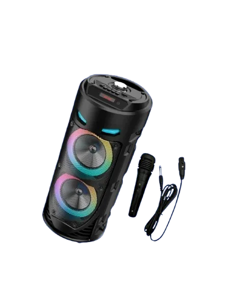 Speaker Bluetooth me Mikrofon – Zë i Fuqishëm për Muzikë, Argëtim dhe Karaoke